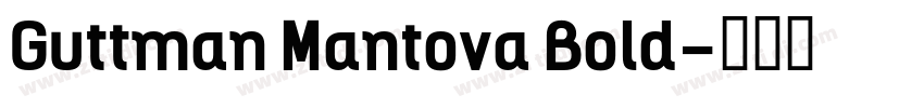 Guttman Mantova Bold字体转换